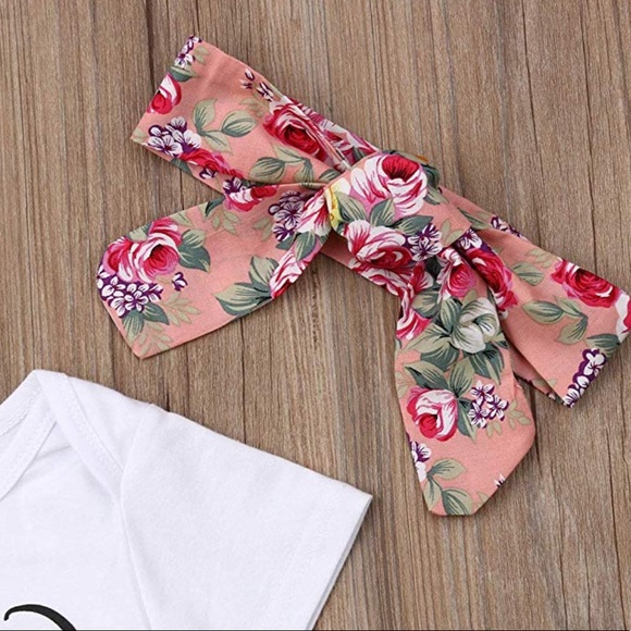 BOUTIQUE BABY GIRL OUTFIT 6-12 months NEW - Picture 3 of 7